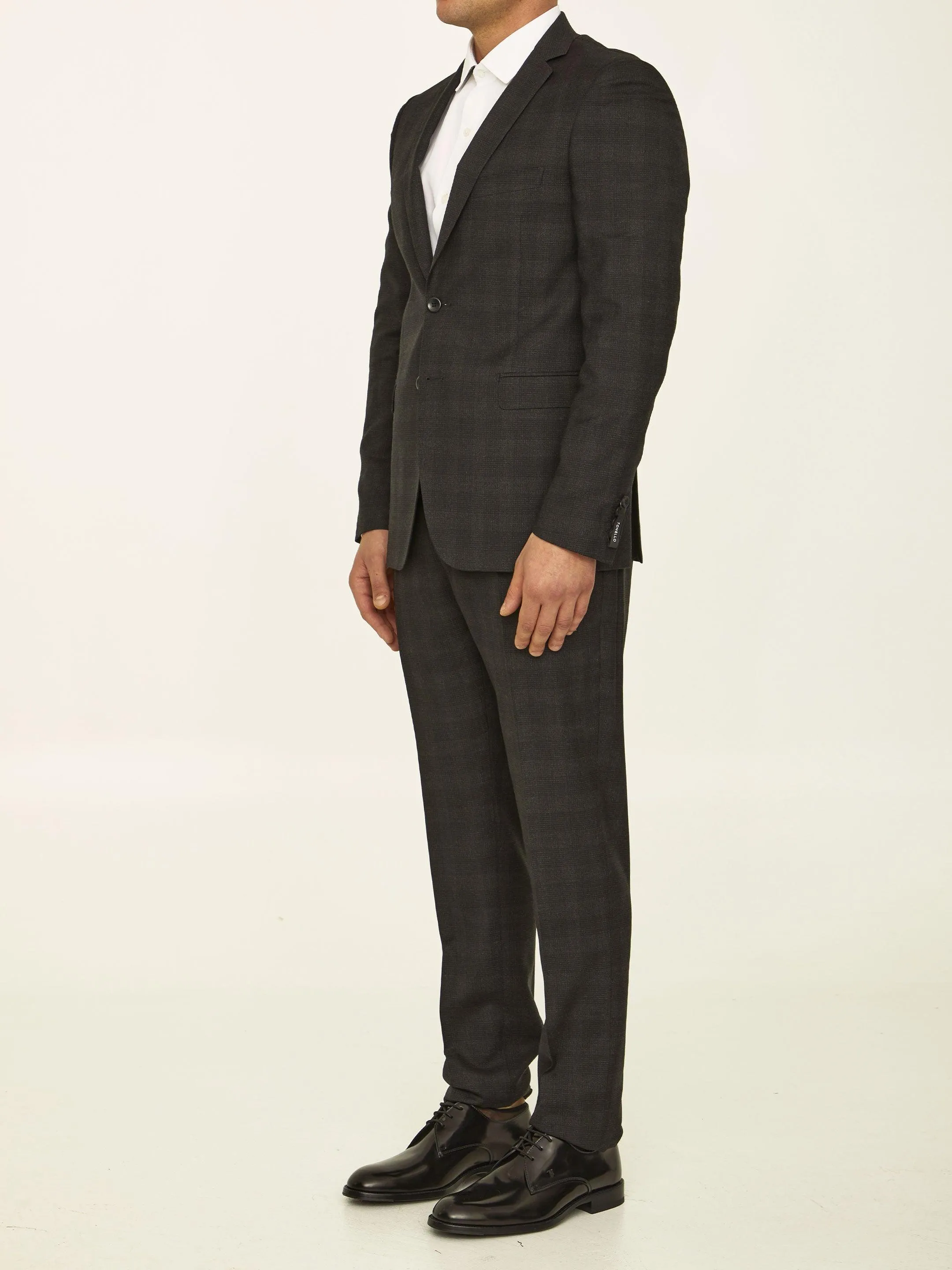 Tonello Black Prince Of Wales Suit