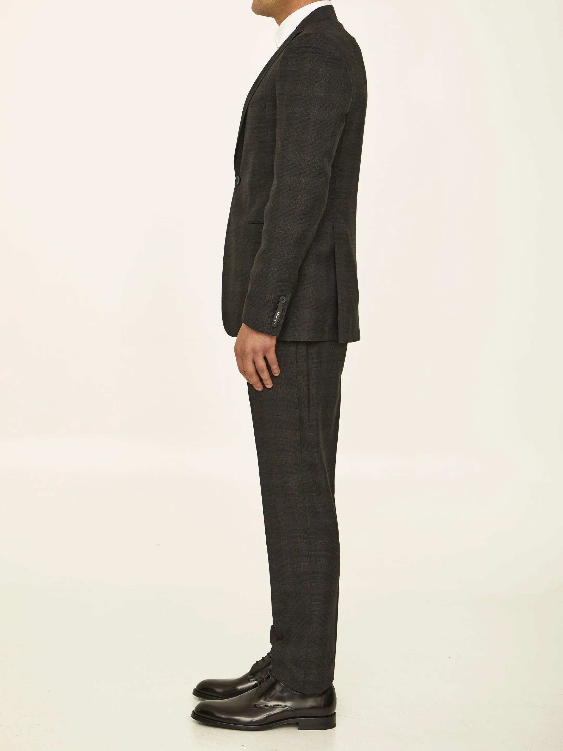 Tonello Black Prince Of Wales Suit