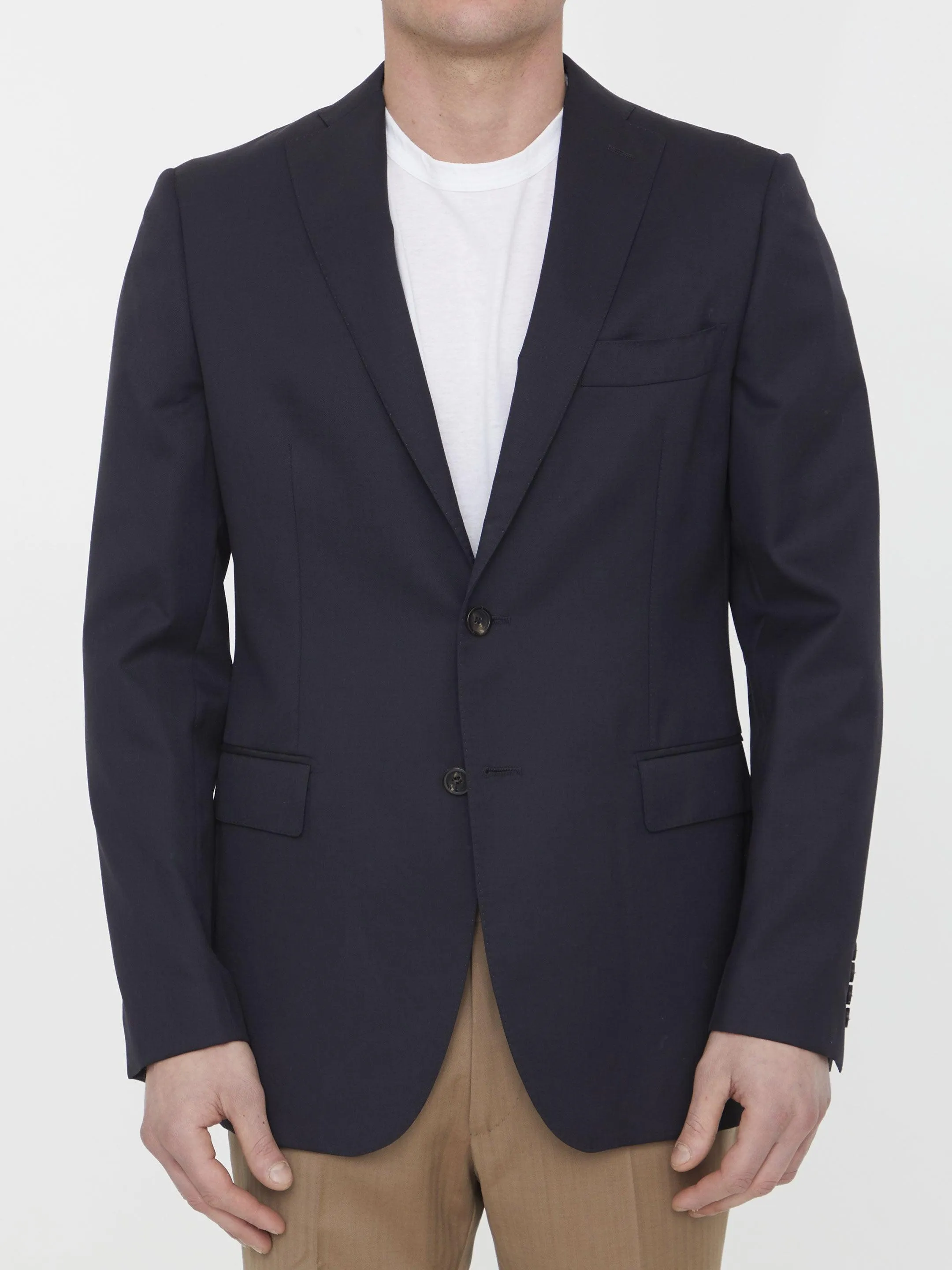 Tonello Single-breasted Wool Jacket