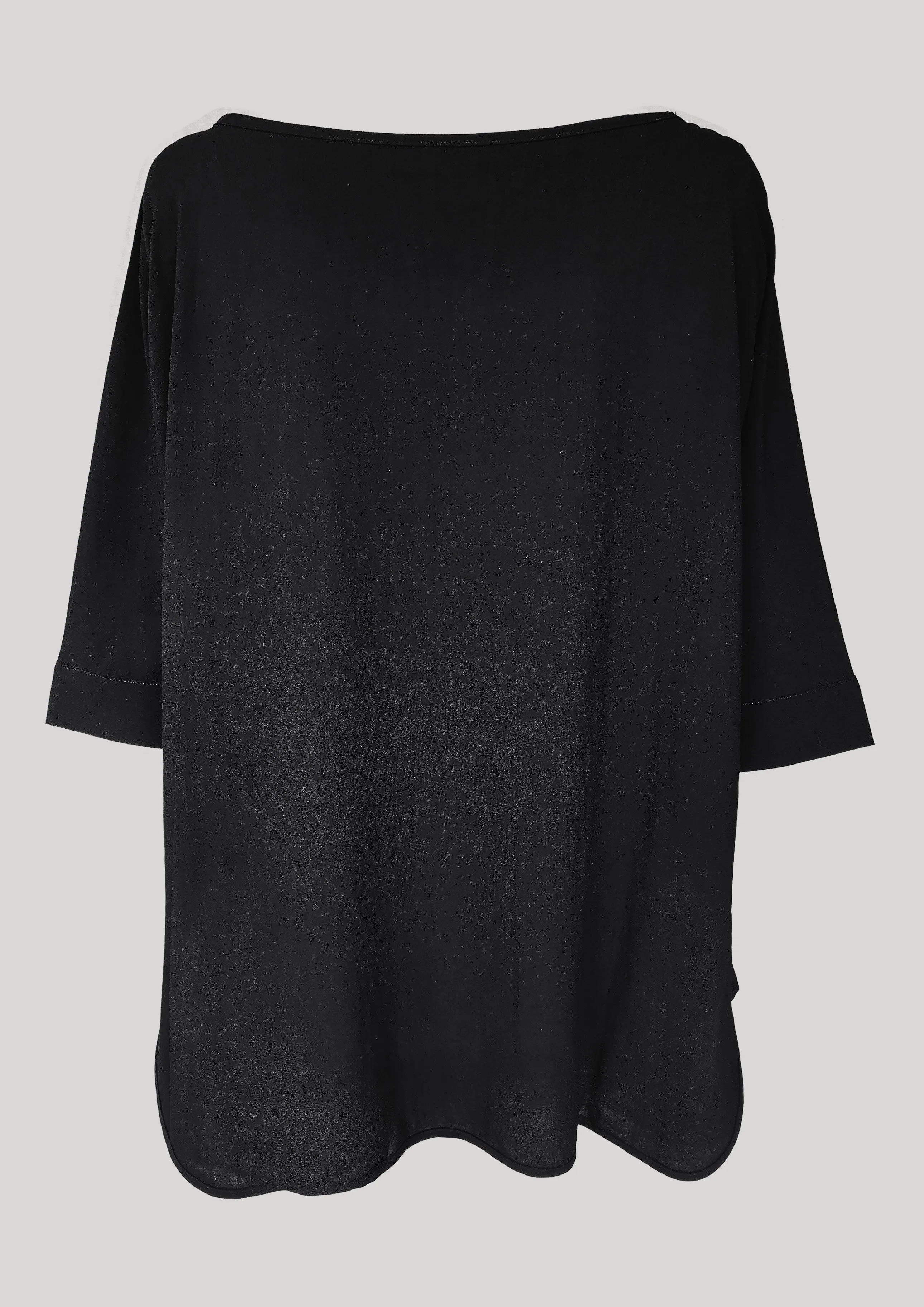 TOP OVERSIZED black plain