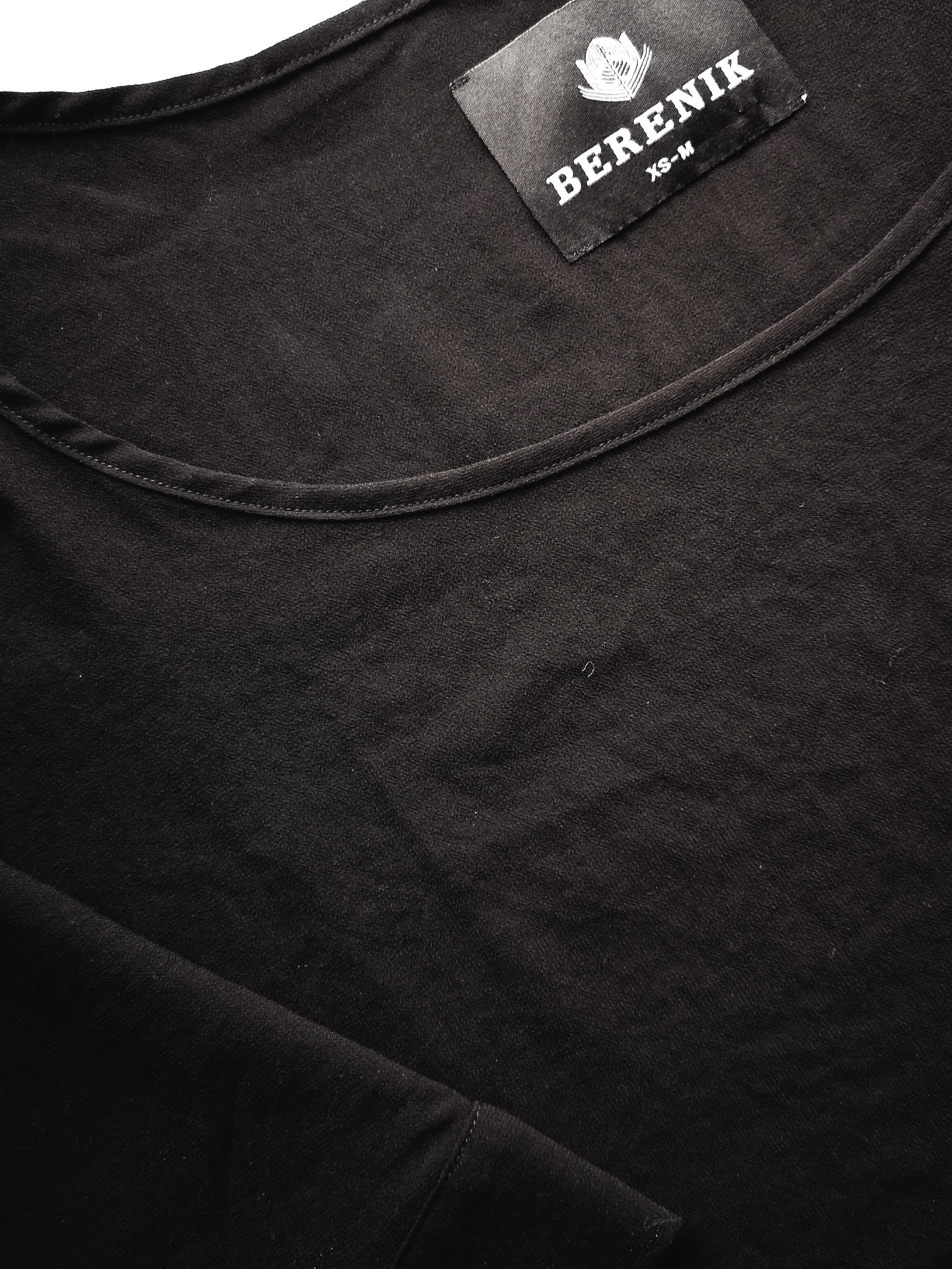 TOP OVERSIZED black plain