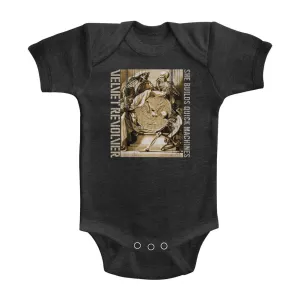 Velvet Revolver Quick Machines Baby Heather Bodysuit
