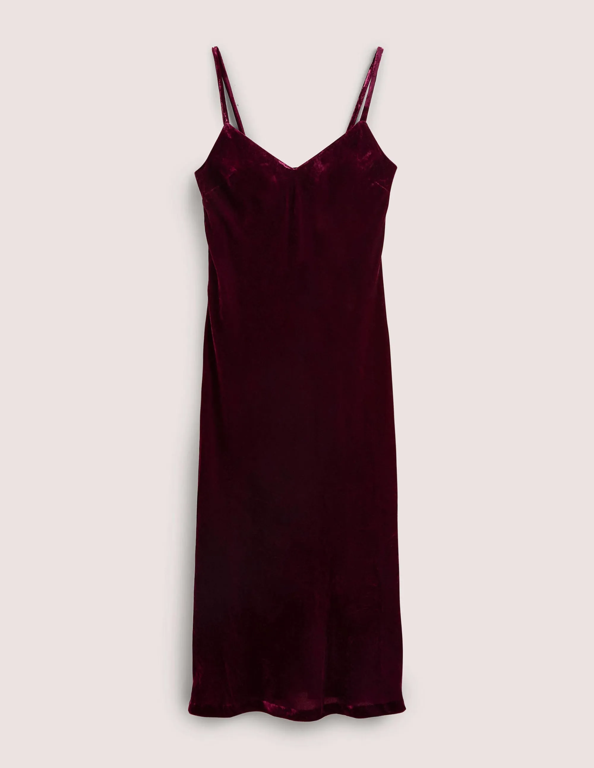 Velvet Slip Dress-Ruby Ring