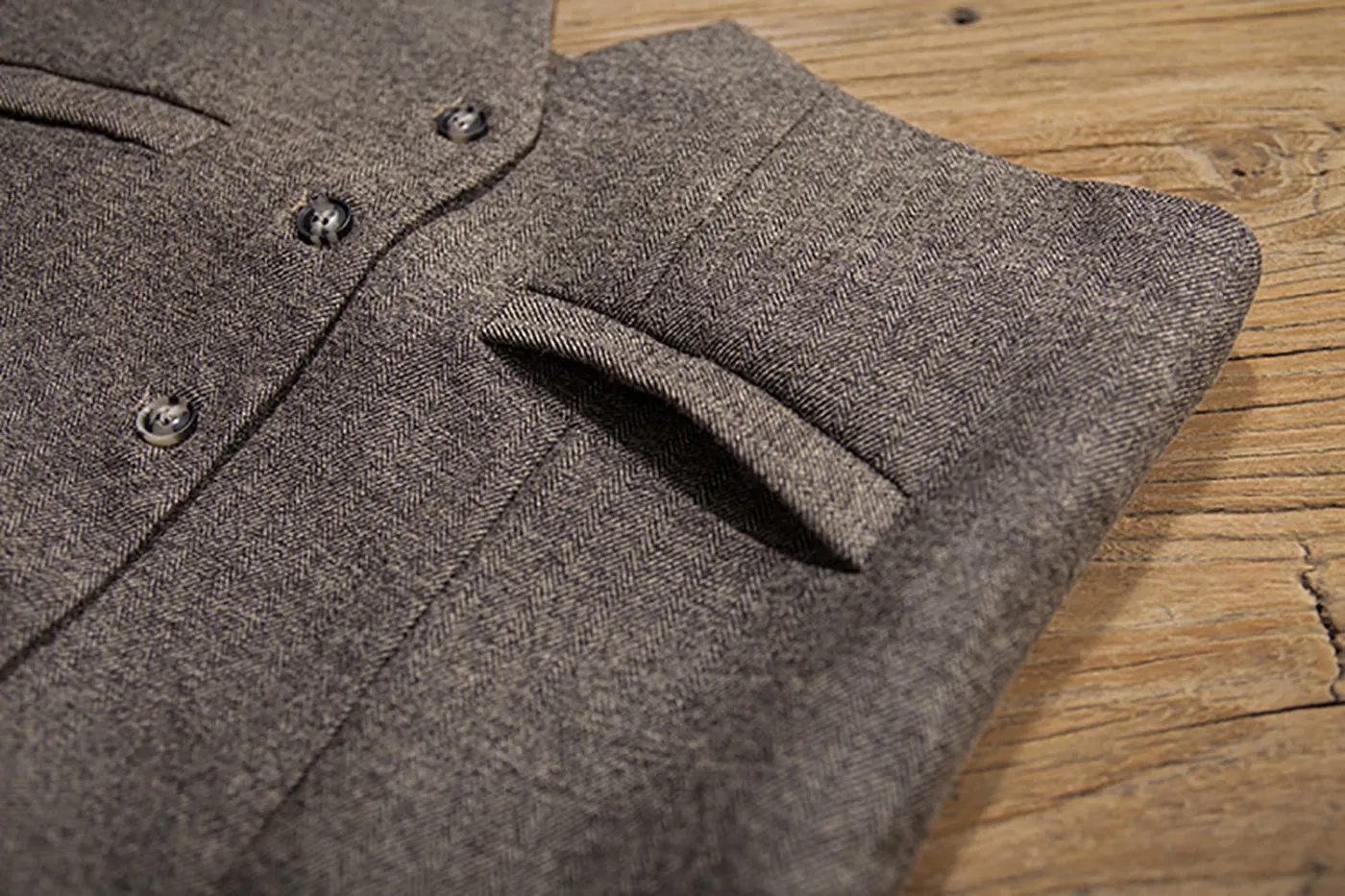 Vintage Classical Mens Slim Fit Tweed Herringbone V Neck Waistcoat