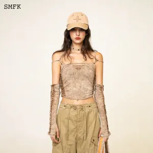 WildWorld Cobra Weaved Suspender Top Set