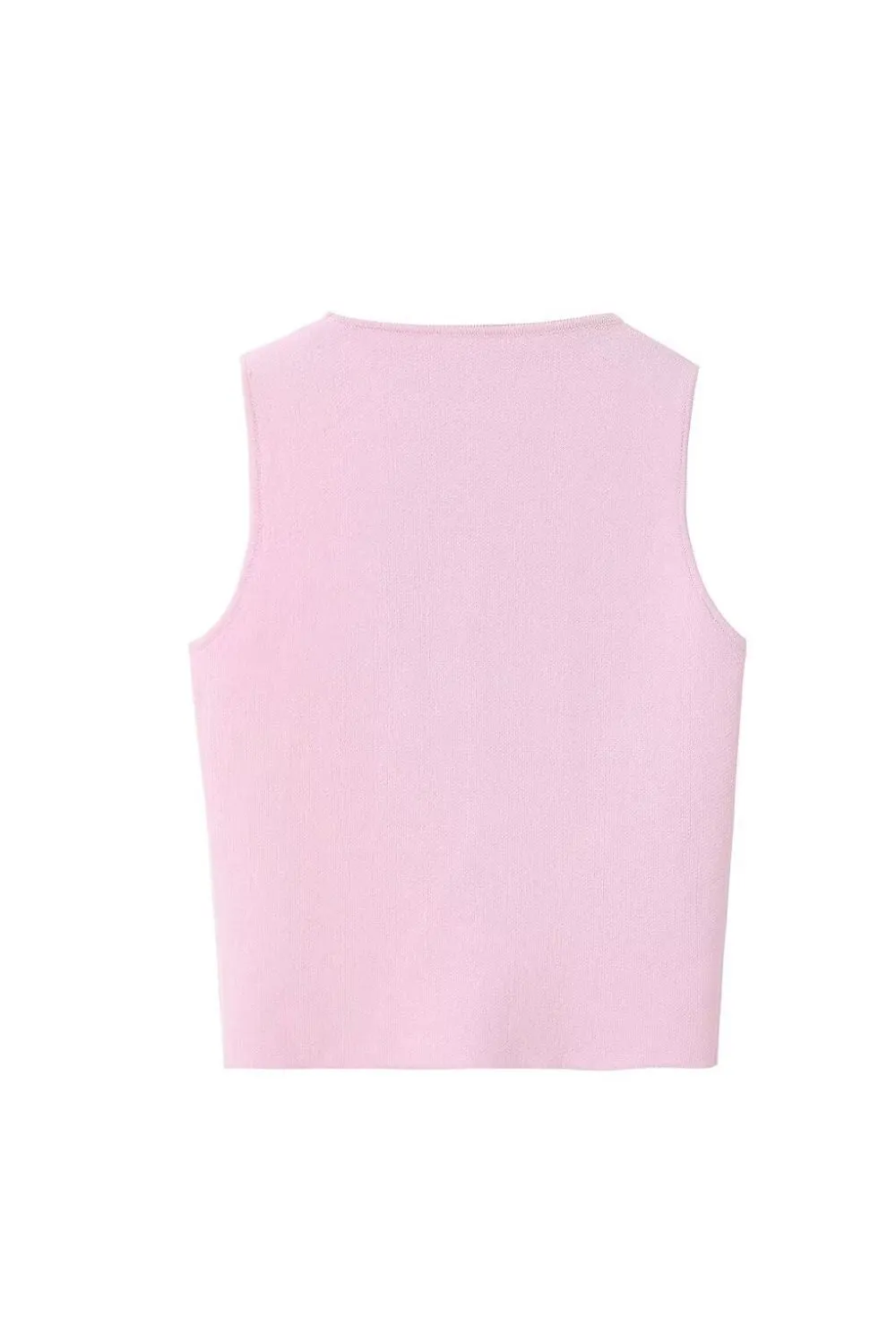 ‘Zarina’ Knitted Casual Vest Top